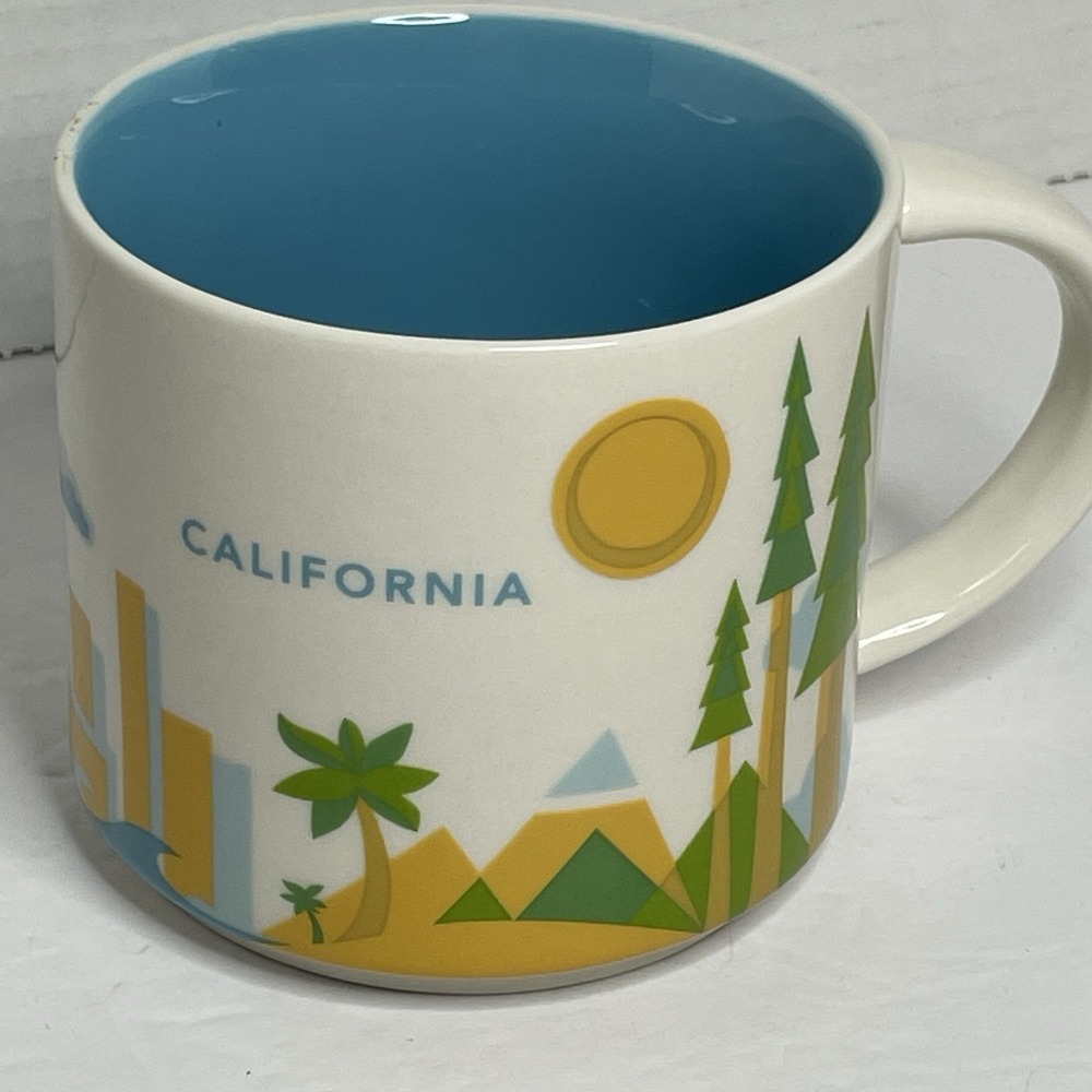 Starbucks California You Are Here Mug, 2012 Starbucks Coffee Tea Cup Company